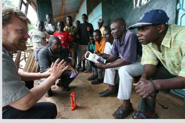 focus group with rural Kenyans on solar