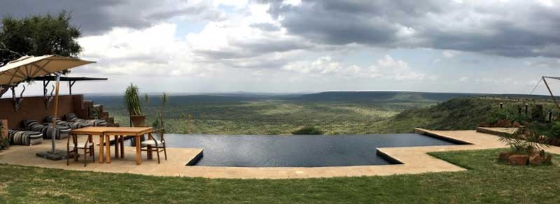 A view from Loisaba Tented Camp.