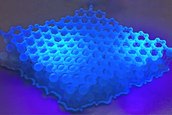 3D structure model of the new material h-BCN