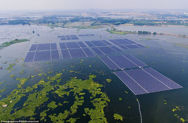 China has built the world’s largest floating solar project