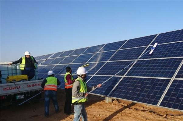 Scatec Solar's solar energy farm in Jordan