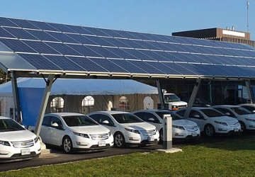 Charge your electric vehicle with solar while you shop — a win-win for vehicle owners and retailers alike