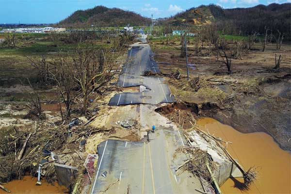 damaged-road-in-Toa-Alta,-west-of-San-Juan,-Puerto-Rico