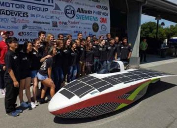 Alta powered Stanford Solar Car—shows the potential of flexible, high-efficiency solar for Automotives
