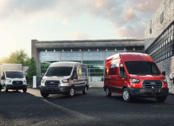 Ford unveiled its new $45,000 E-Transit van for commercial businesses—it arrives in late-2021