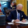 U.S.-President-Joe-Biden-signed-15-executive-actions-shortly-after-being-sworn-on-Wednesday