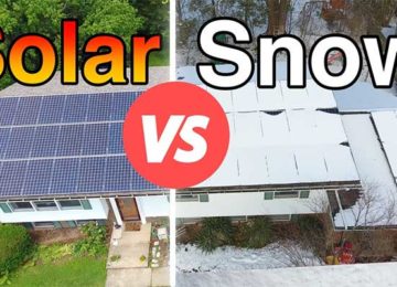 What do you do—when your rooftop solar panels are completely covered with snow?