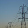 Electricity-pylons-in-a-winter-landscape