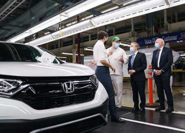 Honda plans to spend CAD 1.38 billion to manufacture new electric hybrid vehicles in Ontario