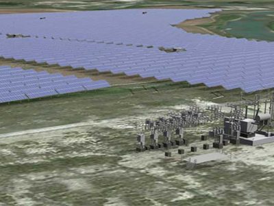 Future-rendering-of-TC-Energy-solar-farm-at-Saddlebrook,-near-Aldersyde,-Alta.
