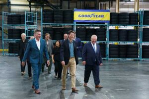 Canadian-Prime-Minister-Justin-Trudeau-and-Ontario-Premier-Doug-Ford-tour-Goodyear-Napanee-facility