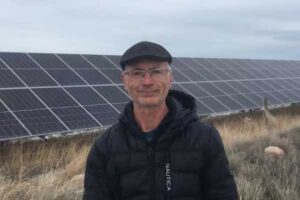 Keith Hirsche says the two micro solar farm pilot projects
