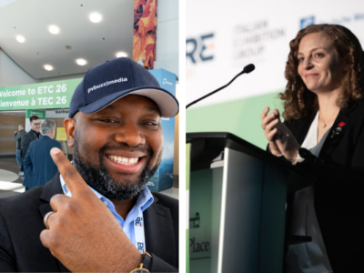 Renewable Energy Conference Conversation collage